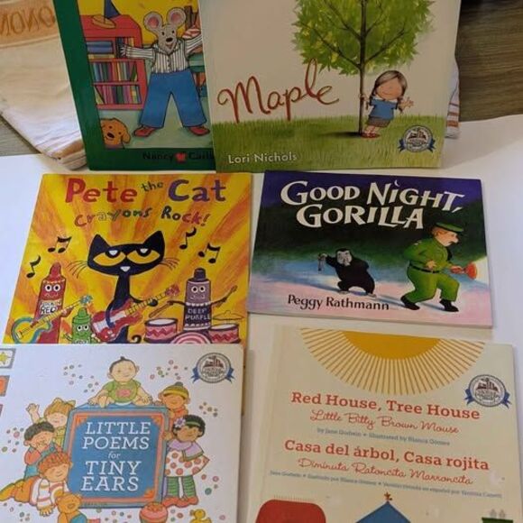 Unbranded Other - Lot of 6 Children's Picture & Board Books, Ages 0-5